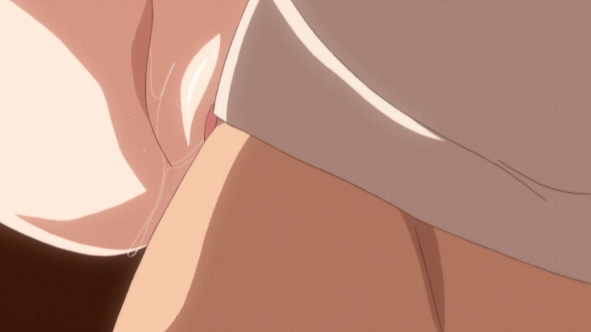 1boy 1girl animated animated_gif kanojo_x_kanojo_x_kanojo orifushi_mafuyu penis pussy_juice sex shiki_haruomi uncensored vaginal