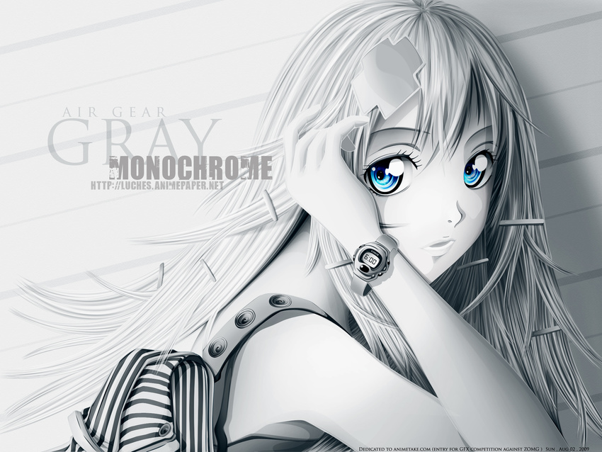 air_gear monochrome polychromatic sumeragi_kururu vector