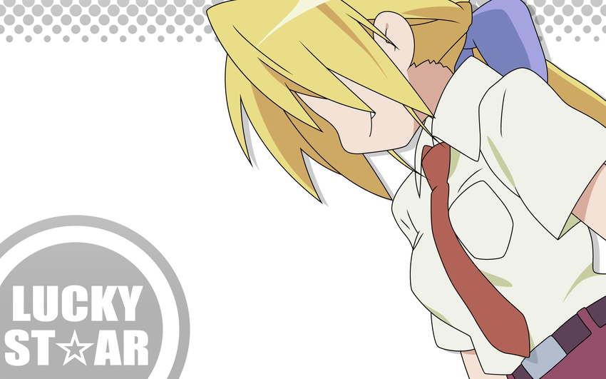 blonde_hair kuroi_nanako lucky_star tagme white