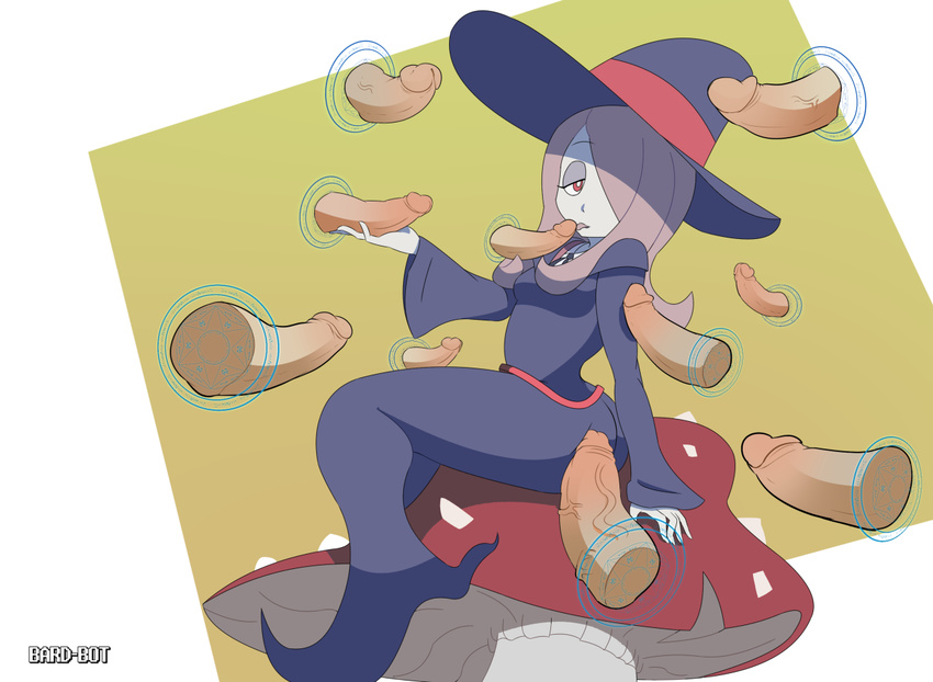 1boy 1girl little_witch_academia penis solo sucy_manbabalan