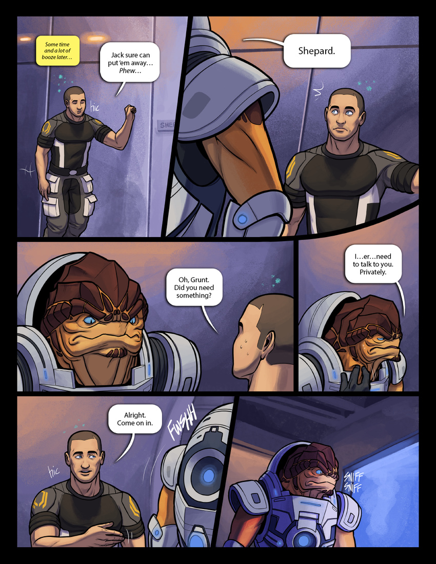 alien comic human krogan male mammal mass_effect video_games