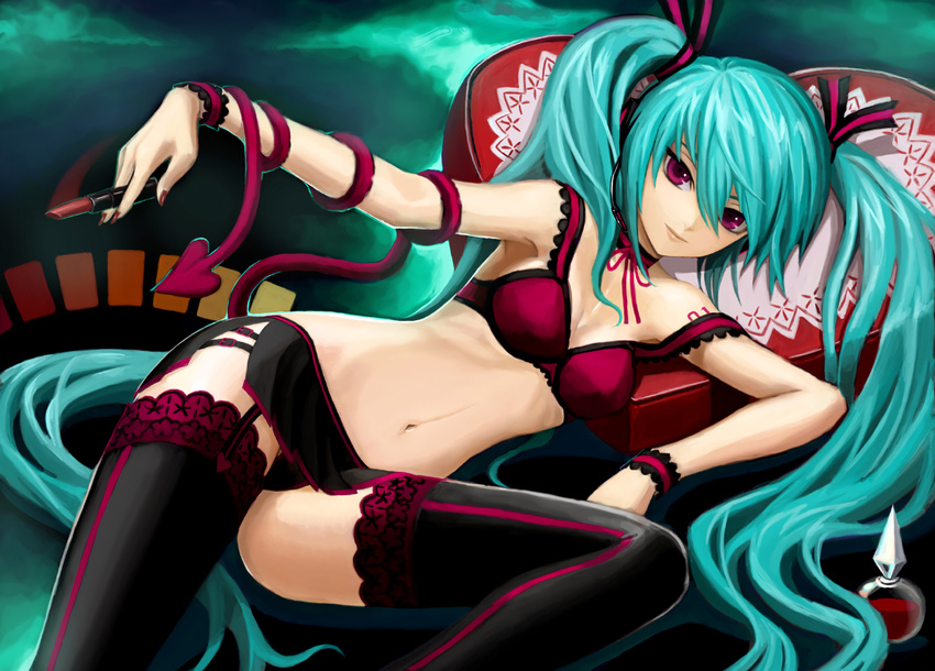 hatsune_miku sweet_devil_(vocaloid) tagme vocaloid waifu2x