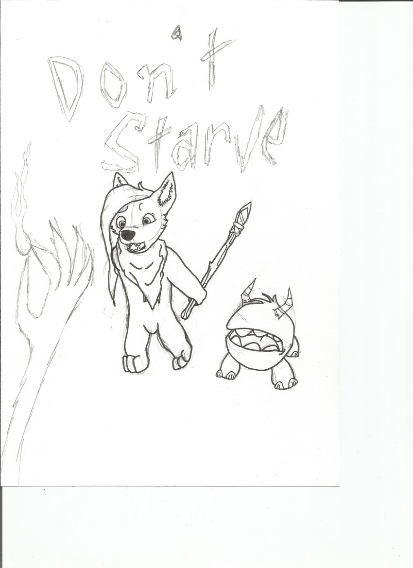 arctic_wolf canine don't_starve mammal unfinished wolf
