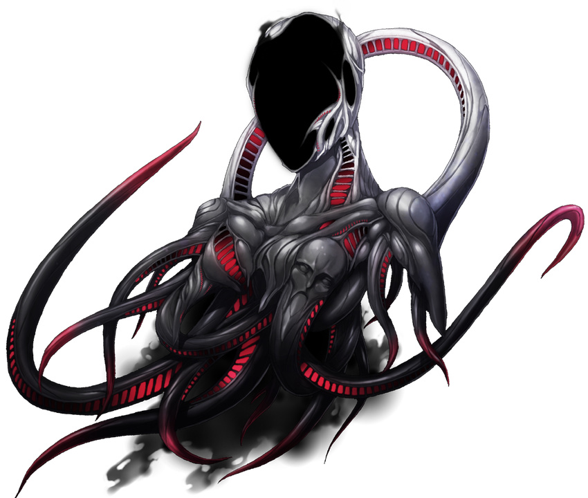 cthulhu_mythos eldritch_abomination faceless mazeran monster no_humans nyarlathotep solo tentacles transparent_background