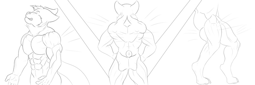 abs armpits athletic biceps buffed bulge butt cactua cat feline grow growth injection mammal muscle_growth muscular pectoral transformation