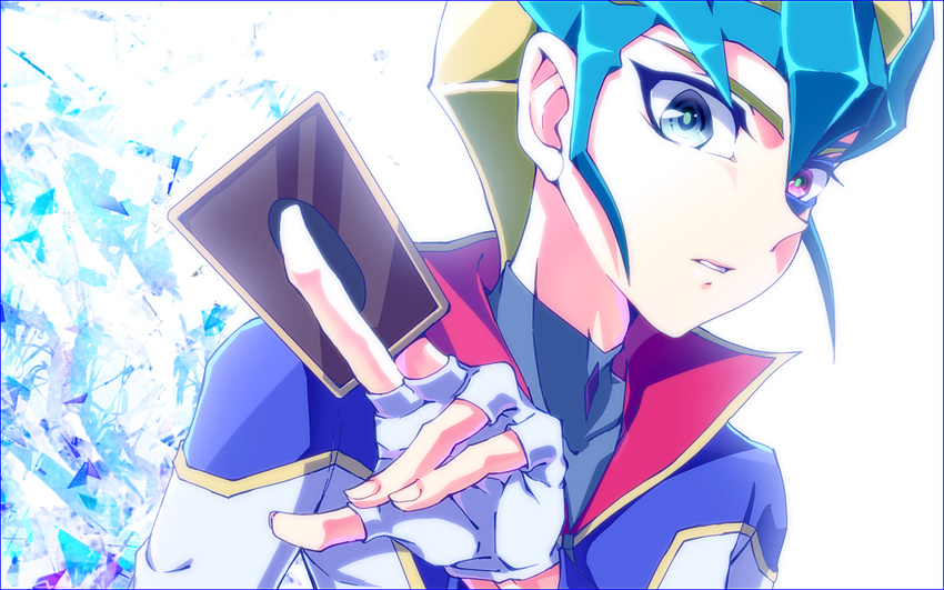 1boy blue_hair card tenjo_kaito yu-gi-oh! yuu-gi-ou_zexal