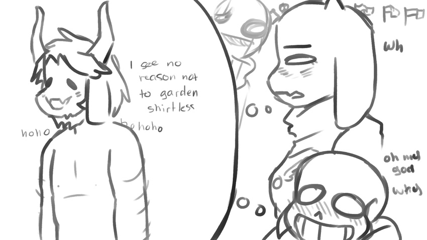 asgore_dreemurr blush dreemurr_skelememer gaster sans_(undertale) text toriel undertale video_games