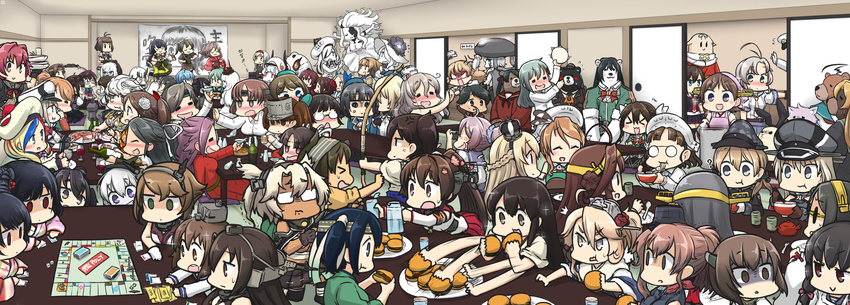&gt;_&lt; :3 :d @_@ absurdres abukuma_(kantai_collection) abyssal_jellyfish_hime admiral_(kantai_collection) ahoge akagi_(kantai_collection) alcohol amagi_(kantai_collection) ancient_destroyer_oni animalization aoba_(kantai_collection) aquila_(kantai_collection) asakaze_(kantai_collection) atago_(kantai_collection) bare_shoulders bear beret bismarck_(kantai_collection) blush board_game bottle bowl braid brand_name_imitation cat central_hime chibi chikuma_(kantai_collection) chitose_(kantai_collection) chiyoda_(kantai_collection) chopsticks chou-10cm-hou-chan_(teruzuki's) choukai_(kantai_collection) closed_eyes commandant_teste_(kantai_collection) commentary_request convenient_censoring cup dancing detached_sleeves dress drinking_glass drunk food french_braid fubuki_(kantai_collection) fusou_(kantai_collection) glasses graf_zeppelin_(kantai_collection) hachimaki hair_ornament hairband hairclip hakama hamburger hamu_koutarou harukaze_(kantai_collection) haruna_(kantai_collection) hat headband heavy_cruiser_hime hiei_(kantai_collection) highres hiryuu_(kantai_collection) hiyou_(kantai_collection) holding horns i-26_(kantai_collection) iowa_(kantai_collection) isokaze_(kantai_collection) japanese_clothes jintsuu_(kantai_collection) jun'you_(kantai_collection) kaga_(kantai_collection) kamikaze_(kantai_collection) kantai_collection katsuragi_(kantai_collection) kimono kinu_(kantai_collection) kinugasa_(kantai_collection) kirishima_(kantai_collection) kongou_(kantai_collection) kuma_(kantai_collection) kumano_(kantai_collection) littorio_(kantai_collection) long_hair looking_at_viewer lycoris_hime maya_(kantai_collection) mikuma_(kantai_collection) minazuki_(kantai_collection) mittens mizuho_(kantai_collection) mogami_(kantai_collection) monopoly multiple_girls musashi_(kantai_collection) mutsu_(kantai_collection) mutsu_(snail) nagato_(kantai_collection) naka_(kantai_collection) nontraditional_miko nude off-shoulder_dress off_shoulder open_mouth oyashio_(kantai_collection) peaked_cap pizza pleated_skirt pola_(kantai_collection) ponytail prinz_eugen_(kantai_collection) rating re-class_battleship remodel_(kantai_collection) roma_(kantai_collection) ryuujou_(kantai_collection) saratoga_(kantai_collection) school_uniform seal seaplane_tender_water_hime seaport_summer_hime sendai_(kantai_collection) serafuku shigure_(kantai_collection) shimakaze_(kantai_collection) shimakaze_(seal) shinkaisei-kan short_hair shoukaku_(kantai_collection) skirt smile souryuu_(kantai_collection) sparkle supply_depot_hime taihou_(kantai_collection) takao_(kantai_collection) tama_(kantai_collection) teruzuki_(kantai_collection) the_yuudachi-like_creature tokitsukaze_(kantai_collection) tone_(kantai_collection) translation_request trembling twintails unryuu_(kantai_collection) uranami_(kantai_collection) warspite_(kantai_collection) white_dress white_hair white_skin wine wine_bottle wine_glass wo-class_aircraft_carrier x3 xd yamakaze_(kantai_collection) yamashiro_(kantai_collection) yamato_(kantai_collection) yukikaze_(kantai_collection) zara_(kantai_collection) zui_zui_dance zuihou_(kantai_collection) zuikaku_(kantai_collection)