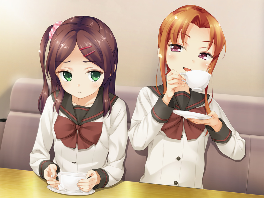 aida_takanobu game_cg onohara_hazuki sono_hanabira_ni_kuchizuke_wo suou_manami yuri