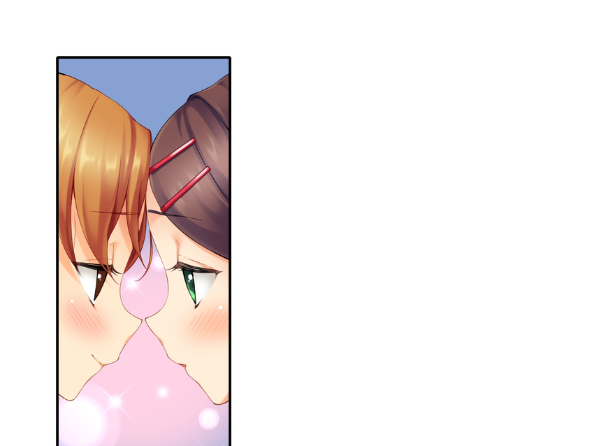 aida_takanobu game_cg onohara_hazuki sono_hanabira_ni_kuchizuke_wo suou_manami transparent_png yuri