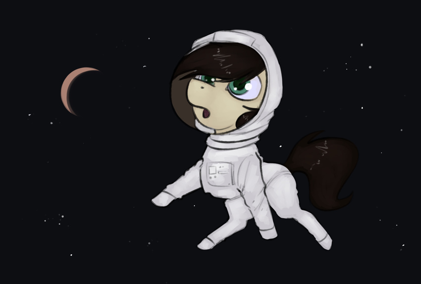 equine fan_character green_eyes horse mammal marsminer my_little_pony pone_keith pony solo space spacesuit