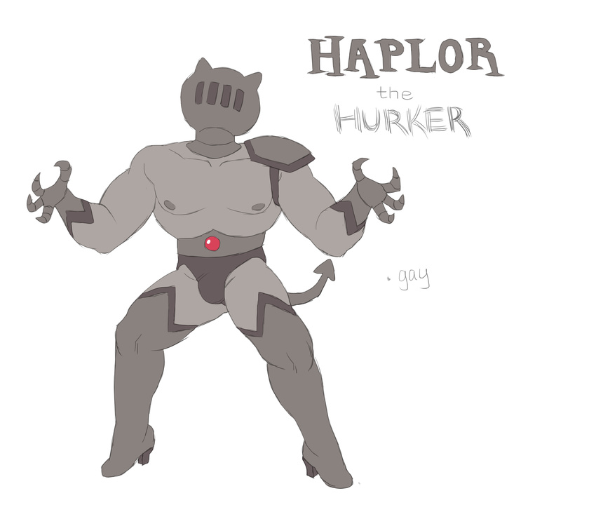 armor haplor_(hellaverse) hellaverse helmet male solo tinybeasts