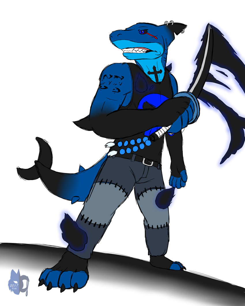 bleuxwolf dj_shark_(dj_sharkowski) fish marine shark