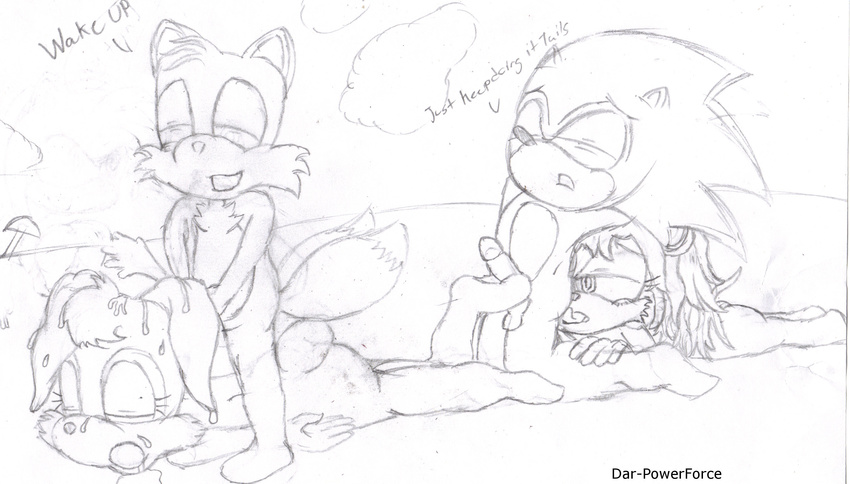 bunnie_rabbot dar-powerforce mina_mongoose sonic_team sonic_the_hedgehog tails