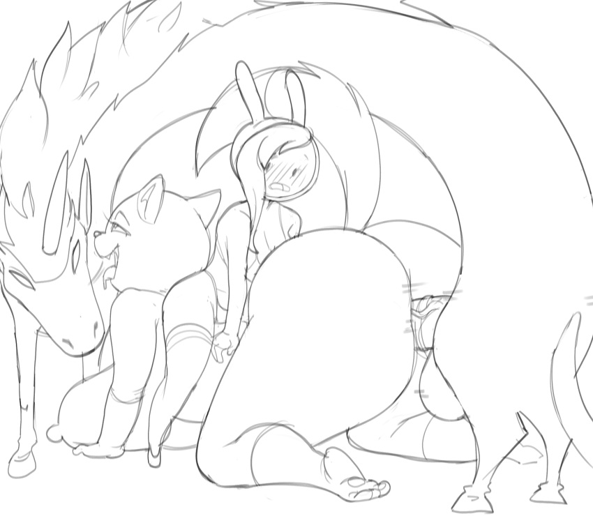 1_horn 2023 3_toes adventure_time all_fours anthro anthro_on_feral anthro_penetrated arm_support balls bestiality big_balls big_breasts big_butt big_nipples biped blush blush_lines bodily_fluids bra breast_size_difference breasts butt cake_the_cat cartoon_network clothed clothed/nude clothed_female clothed_female_nude_female clothed_human clothed_human_nude_anthro clothing curved_eyebrows dbaru digital_drawing_(artwork) digital_media_(artwork) doggystyle domestic_cat empty_eyes extended_arm eyebrows eyelashes fangs feet felid feline felis female female_anthro female_penetrated feral feral_penetrating feral_penetrating_anthro feral_penetrating_female fingers fionna_the_human forward_arm_support from_behind_position fucked_silly genitals group hair half-closed_eyes hat headgear headwear hi_res hooves horn huge_breasts huge_butt human humanoid_hands legwear long_body long_hair looking_at_another looking_at_another's_butt looking_at_butt looking_at_partner looking_down looking_pleasured lord_monochromicorn male male/female male_penetrating male_penetrating_anthro male_penetrating_female mammal monochrome motion_lines narrowed_eyes nipples nude nude_anthro nude_female on_another on_partner open_mouth open_smile pawpads penetration penis plantigrade prick_ears rainicorn raised_tail saliva saliva_string sex sitting sitting_on_another sitting_on_partner smile snout tail teeth thick_penis thick_thighs thigh_highs thin_eyebrows thong three-quarter_view toes tongue tongue_out trio underwear vaginal vaginal_penetration vein veiny_penis