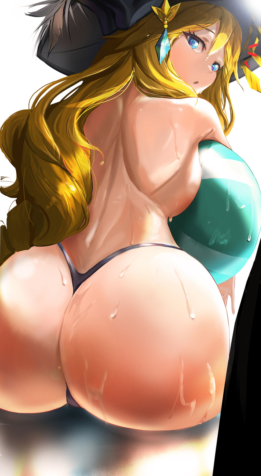 1girl ass breasts genshin_impact highres large_breasts navia_(genshin_impact) prev/next