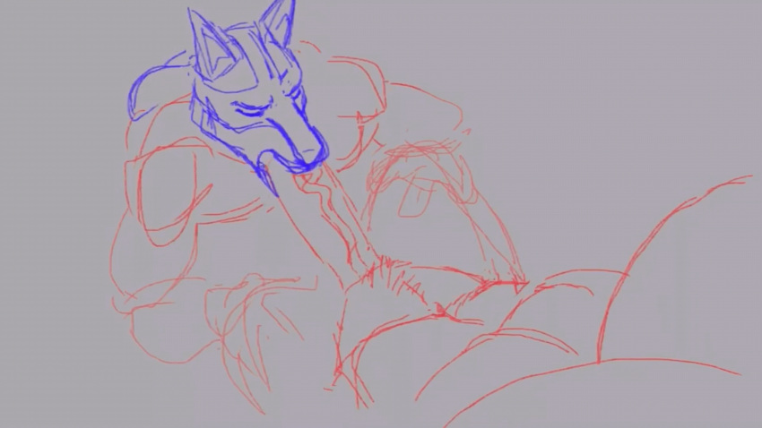 16:9 animated anthro anthro_on_anthro big_penis briskysap canid canine deep_throat duo fellatio generation_4_pokemon generation_7_pokemon genitals hi_res incineroar lucario male male/male male_penetrated male_penetrating male_penetrating_male mammal muscular nintendo oral oral_penetration penetration penile penis pokemon pokemon_(species) sex short_playtime sketch sucking unfinished vein widescreen
