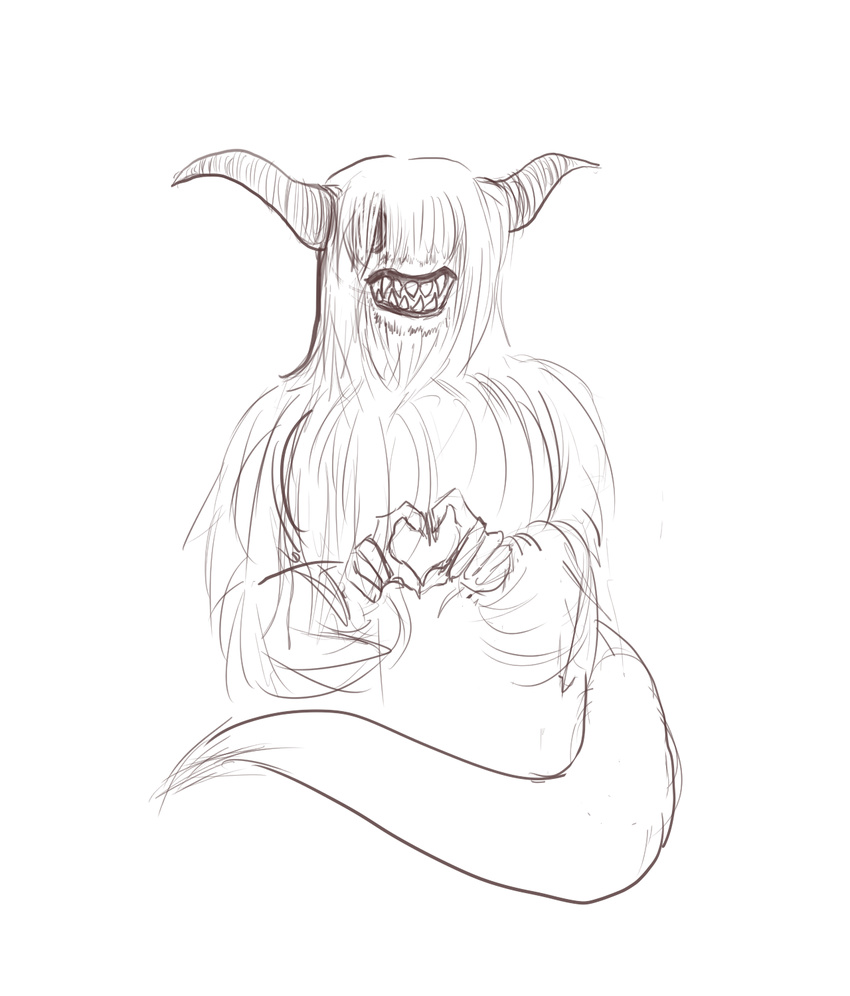 12-amu demon fangs female horn sketch sleep_paralysis versailles