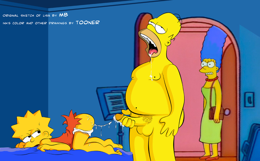 homer_simpson lisa_simpson marge_simpson mb the_simpsons tooner