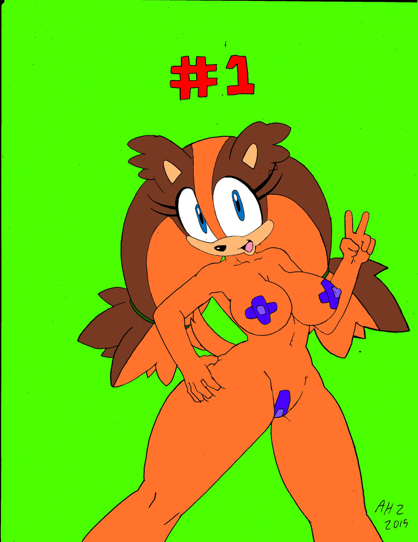 2015 absurd_res anthro badger bandage big_breasts breasts clothed clothing dreamcastzx1 female hedgehog hi_res mammal mustelid nipple_tape nude pasties skimpy solo sonic_(series) sonic_boom sticks_the_jungle_badger tape