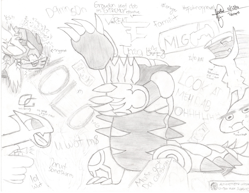 arceus dab groudon legendary_pok&eacute;mon lugia meme mewtwo nintendo pok&eacute;mon reshiram simple_background sketch tjcraft79 video_games white_background