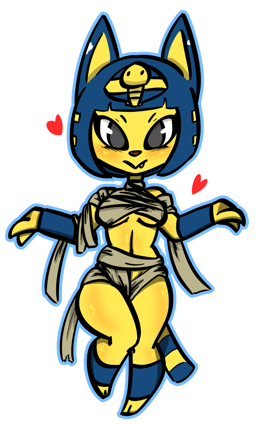 animal_crossing ankha badassbaal cat feline female invalid_tag mammal nintendo video_games