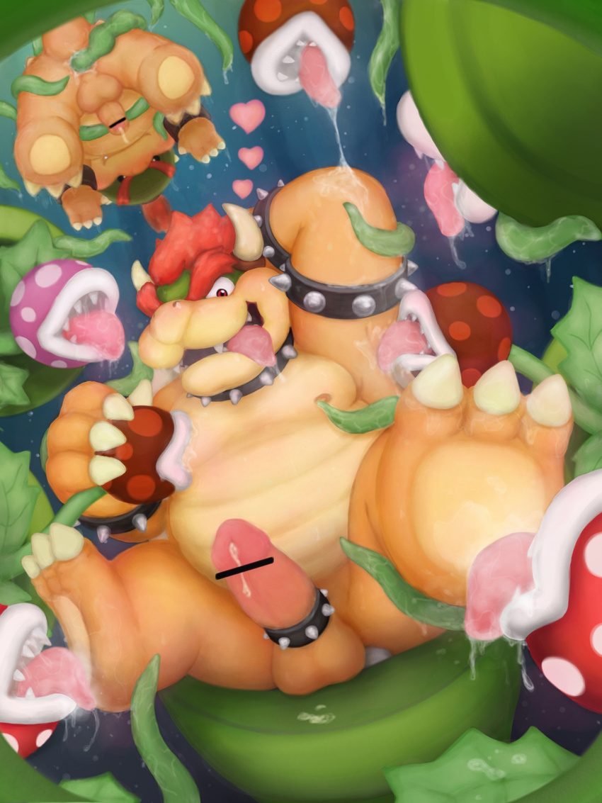 anal anal_penetration anthro anus areola armpit_lick armpits balls barefoot bdsm bondage bound bowser bowser_jr. butt censored claws cock_ring cum cum_on_penis cum_string drooling erection flora_fauna foot_fetish foot_lick group group_sex hair horn king koopa licking looking_at_viewer male mario_bros messy moobs nintendo nipple_lick nipples nude open_mouth oral orgasm orgy overweight penetration penis piranha_plant plant presenting presenting_hindquarters raised_arm reuben_(artist) royalty saliva scalie sex sharp_claws sharp_teeth sitting size_difference slightly_chubby smile spikes spread_legs spreading teeth tentacles toe_claws tongue tongue_out uncut upside_down video_games warp_pipe