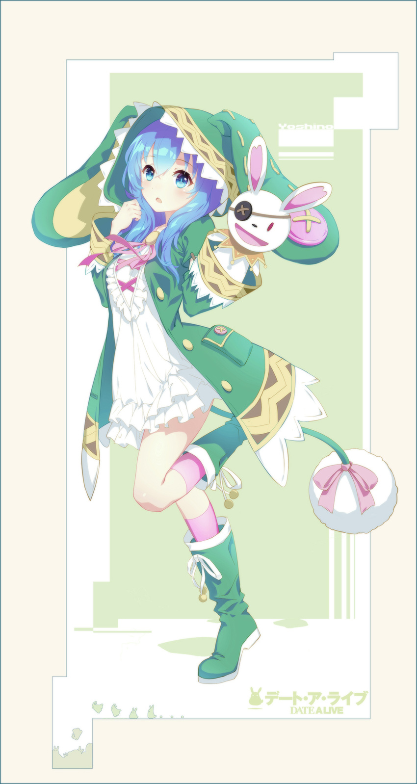 cangkong date_a_live dress tail yoshino_(date_a_live)