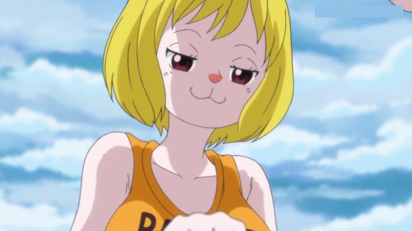 1girl bunny carrot_(one_piece) furry official one_piece smug