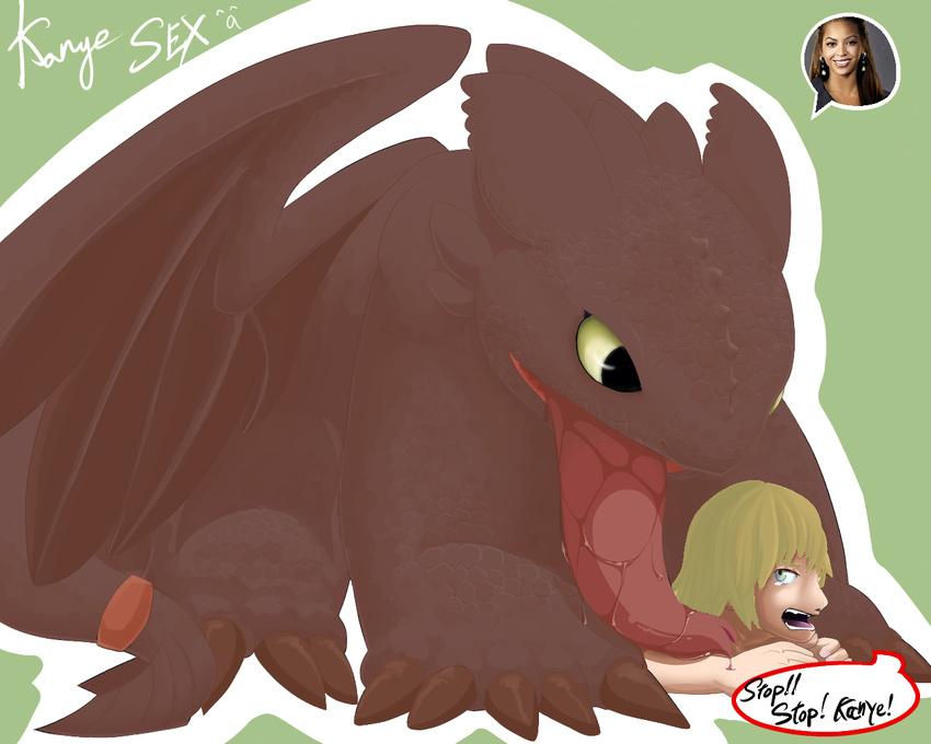 beyonce_knowles hiccup how_to_train_your_dragon kanye_west rule_63 taylor_swift toothless