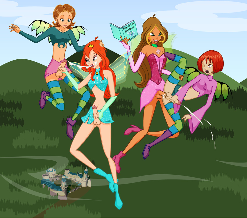 bloom crossover flora irma_lair mr._j w.i.t.c.h. will_vandom winx_club