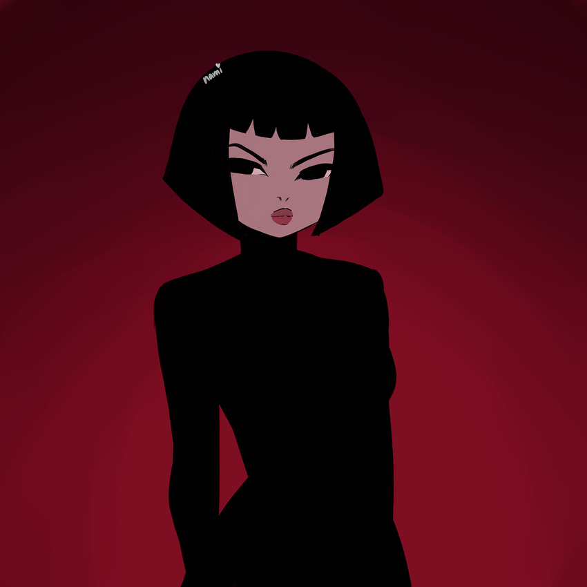 1girl black_eyes black_hair character_request samurai_jack solo tagme