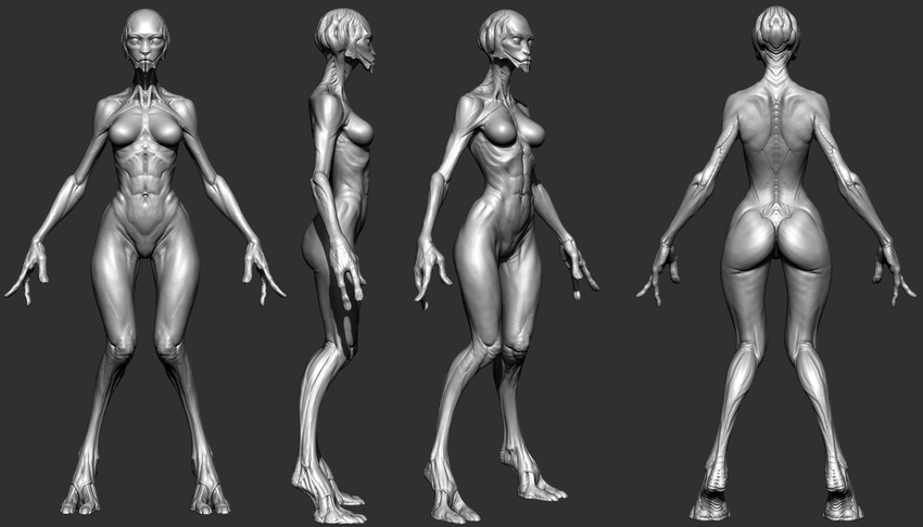 3d_(artwork) alien breasts butt digital_media_(artwork) female humanoid mass_effect navel not_furry quarian slocik solo tali'zorah video_games wide_hips