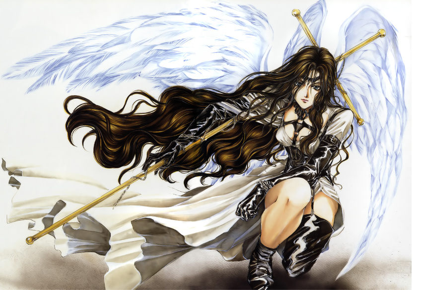 almalexia angel angel_sanctuary armor white wings