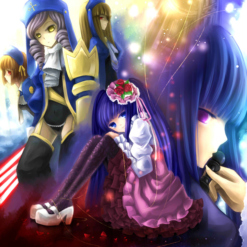 cornelia_(umineko) dlanor_a_knox dsakuraff eiserne_jungfrau frederica_bernkastel furudo_erika highres multiple_girls pantyhose umineko_no_naku_koro_ni