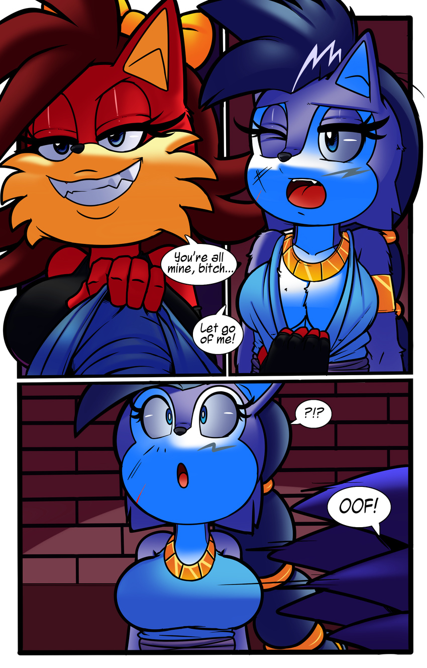 big_breasts breasts canine cloudz comic dreamcastzx1 female fiona_fox fiona_the_fox fox hedgehog lupe_the_wolf male mammal sonic_(series) sonic_the_hedgehog wolf