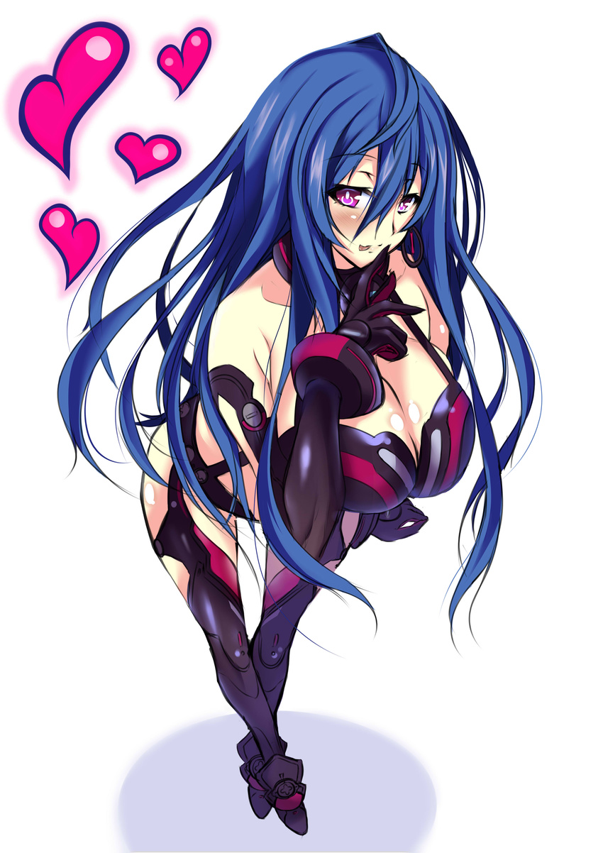 blue_hair choujigen_game_neptune heart ill iris_heart neptune_(series) pink_eyes pururut symbol-shaped_pupils very_long_hair