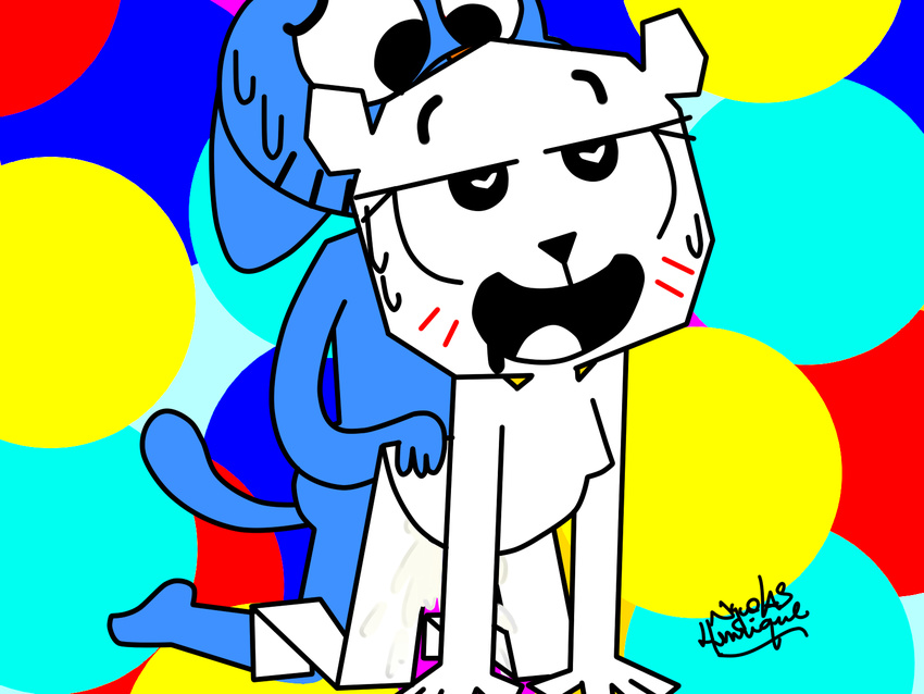 @nyckmiguel anthro cartoon_network cat feline female fur gumball_watterson male mammal nyckmiguel teri(tawog) teri_(tawog) the_amazing_world_of_gumball theamazingworldofgumball