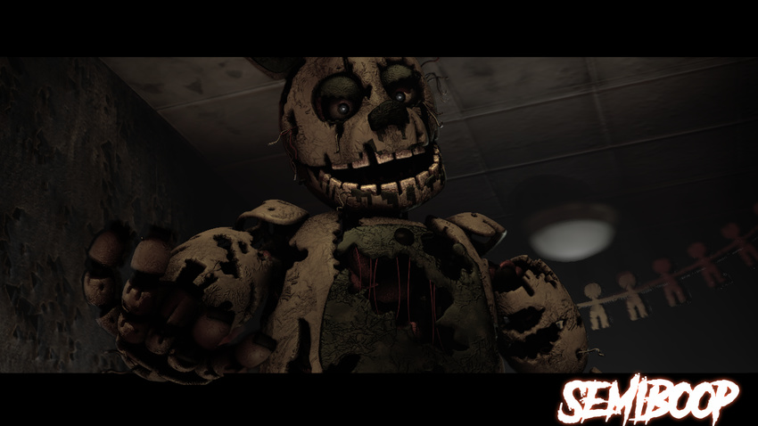 creepy five_nights_at_freddy's five_nights_at_freddy's_3 fivenightsatfreddys springtrap video_games