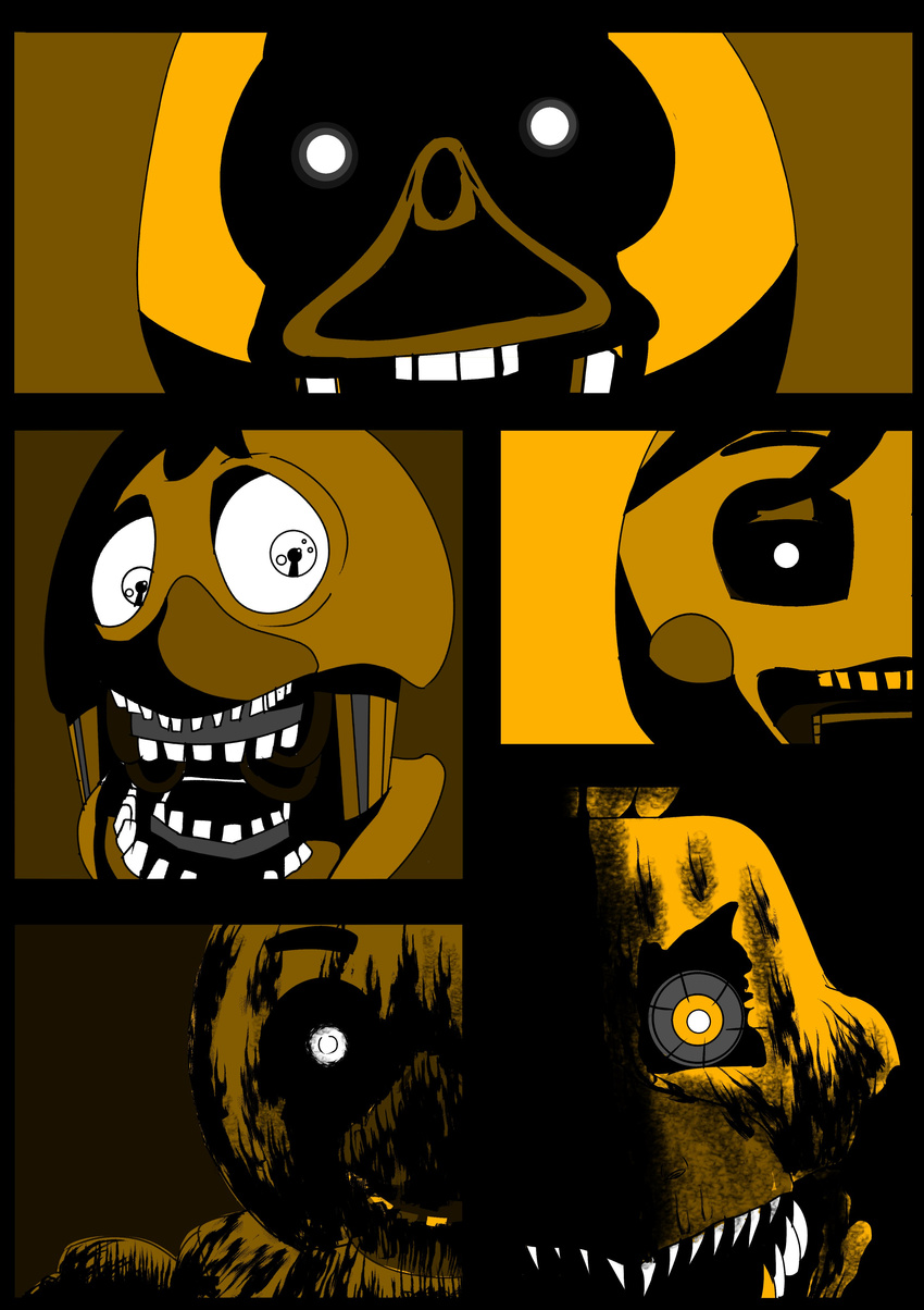 2017 animatronic avian bird chica_(fnaf) chicken five_nights_at_freddy's five_nights_at_freddy's_2 five_nights_at_freddy's_3 five_nights_at_freddy's_4 machine nightmare_chica_(fnaf) phantom_chica_(fnaf) robot shu_20625 toy_chica_(fnaf) video_games withered_chica_(fnaf)