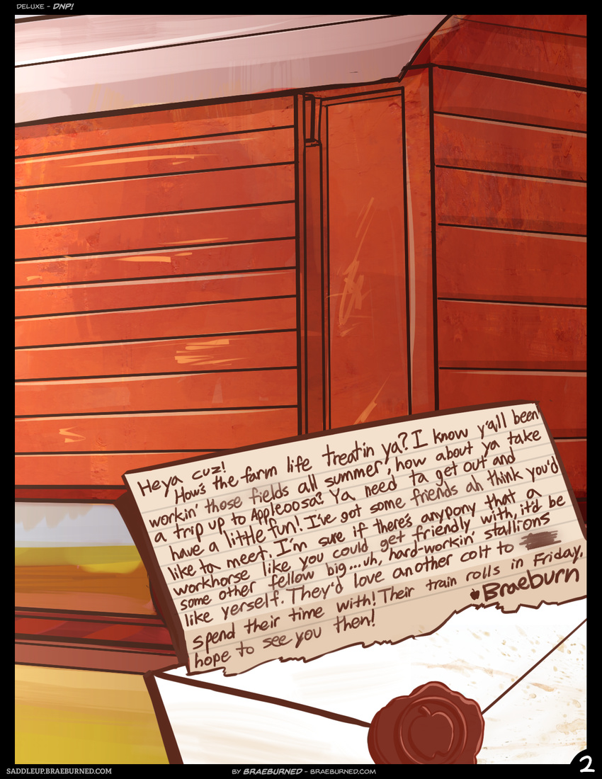 braeburned comic digital_media_(artwork) english_text hi_res letter my_little_pony text train vehicle zero_pictured