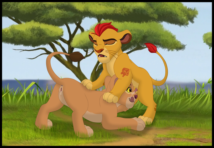 animal_genitalia cub cum disney duo feline female feral kaion kiara kion licking lion male male/female mammal penis pussy sibling sucking the_lion_guard the_lion_king tongue tongue_out young