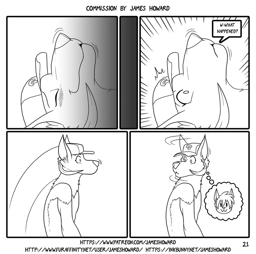 bw canine comic invalid_tag james_howard mammal wolf