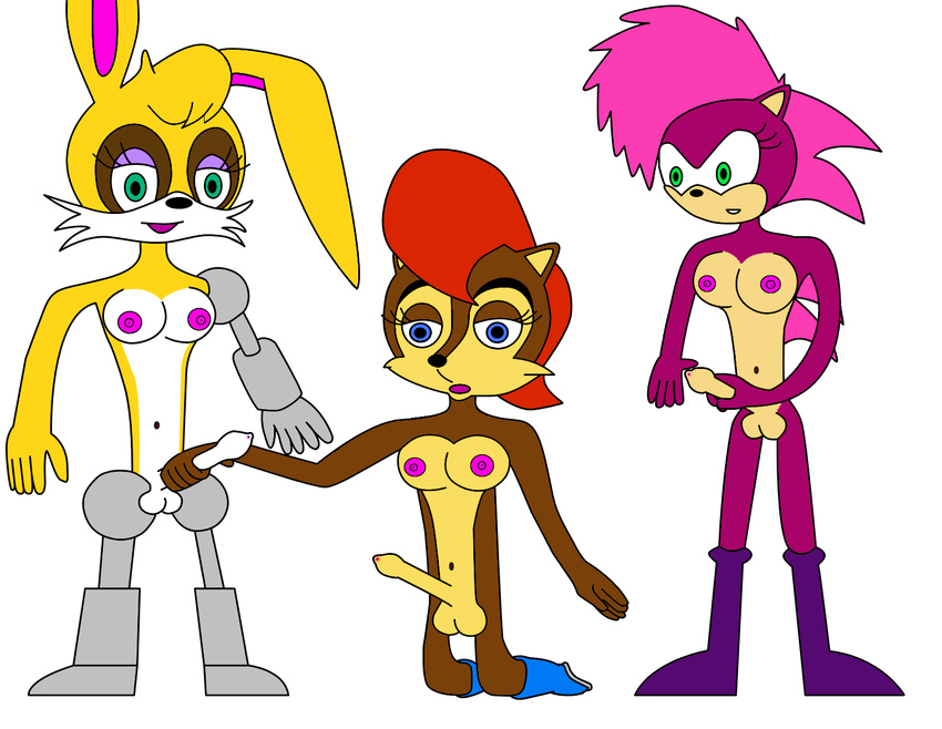 archie_comics bunnie_rabbot masteraccount sally_acorn sonia_the_hedgehog sonic_team sonic_underground