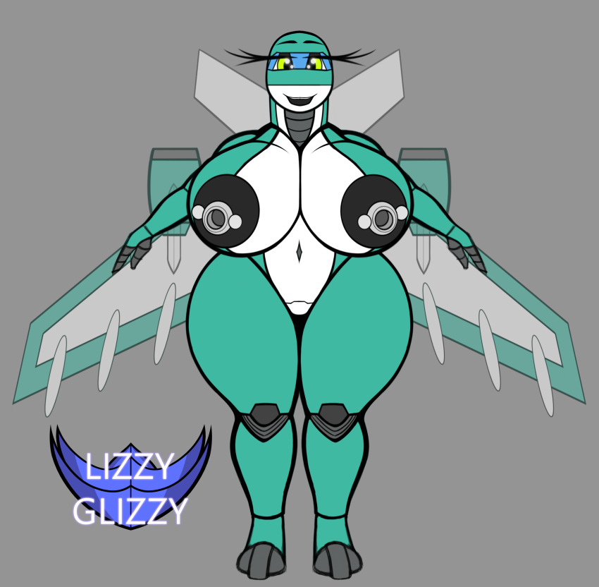 2023 a-pose absurd_res airbus_a320 aircraft anthro areola avi_(lizzyglizzy) big_areola big_breasts big_nipples biped black_areola breasts claws digital_drawing_(artwork) digital_media_(artwork) eyelashes female_(lore) green_body green_wings grey_claws grey_wings hi_res huge_breasts huge_hips huge_thighs living_aircraft living_machine living_vehicle lizzyglizzy looking_at_viewer machine multicolored_body nipple_piercing nipples nude paws piercing robot smile standing thick_thighs two_tone_body two_tone_wings unusual_anatomy unusual_nipples vehicle watermark white_body white_nipples white_wings wings yellow_eyes