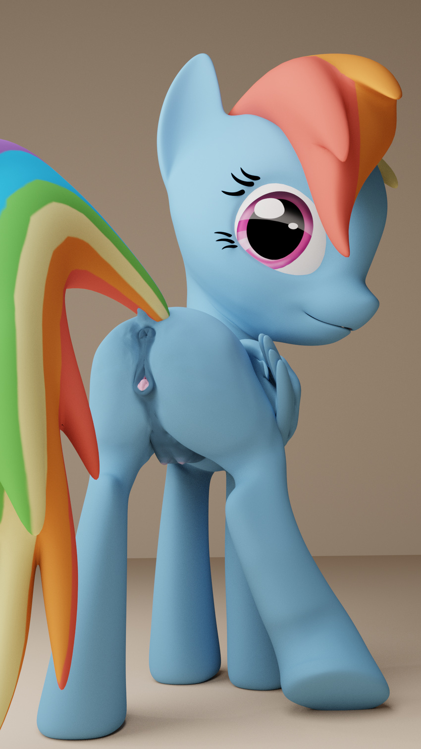 3d_(artwork) anatomically_correct animal_genitalia animal_pussy anus areola blender_(disambiguation) butt clitoris digital_media_(artwork) equine equine_pussy feathers female friendship_is_magic horse mammal my_little_pony nipples pegasus pony presenting presenting_anus presenting_pussy puffy_anus pussy rainbow_dash_(mlp) teats thecomet wings