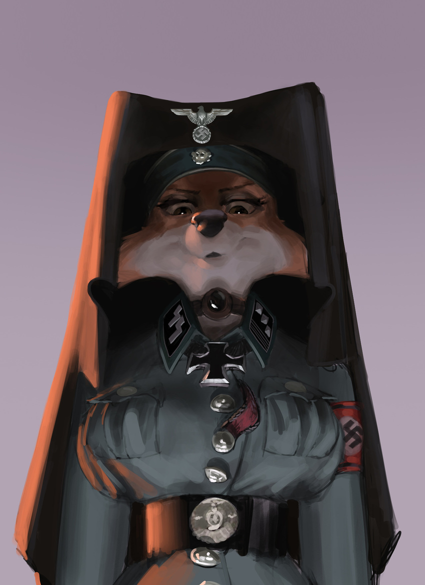 canine clothing fox mammal nazi suit tagme