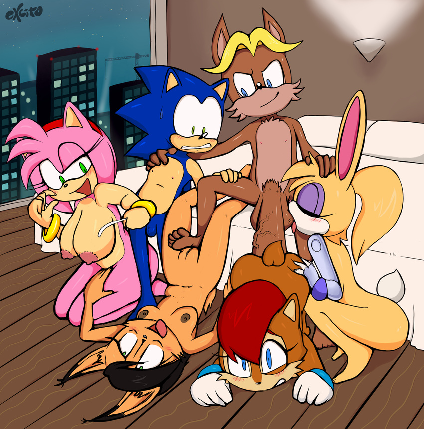 antoine_d'coolette cuckold excito female group group_sex humiliation male nicole_the_lynx orgy penis pussy sex simple_background small_penis_humiliation sonic_(series) sonic_the_hedgehog
