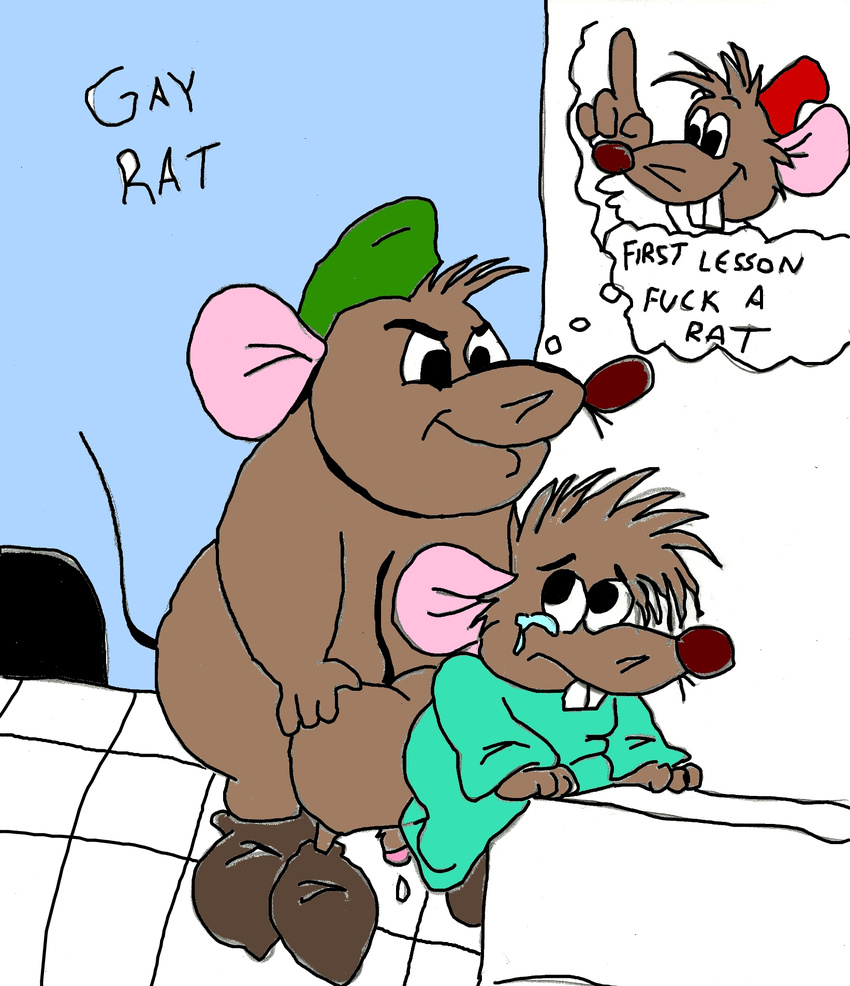 cinderella disney gay_rat gus jaq