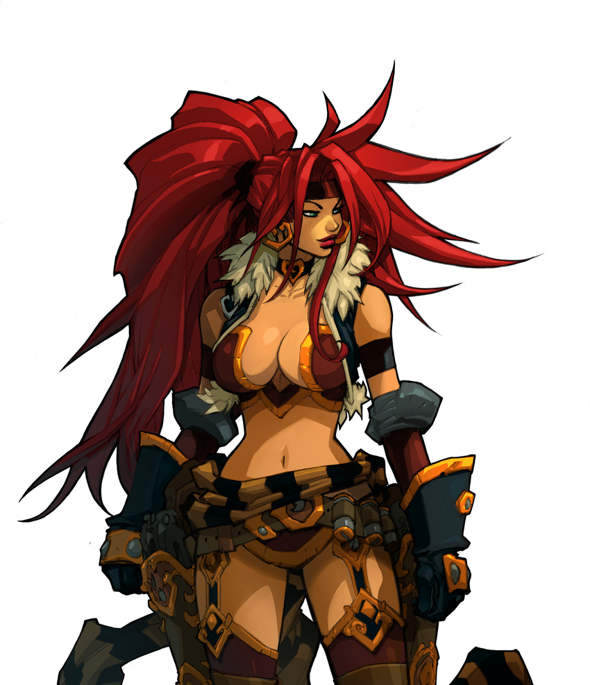 armor battle_chasers no_bra stockings tagme thighhighs